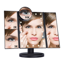 Miroir LED Tactile Zoom 1X/2X/3X/10X