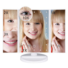Miroir LED Tactile Zoom 1X/2X/3X/10X